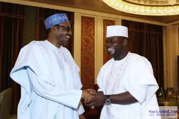Photos: President Buhari receives Kogi State Governor, Yahaya Bello at the State House